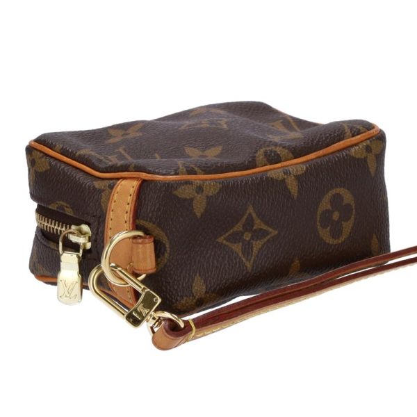 90131 2 Louis Vuitton Truth Wapiti Monogram Pouch Brown