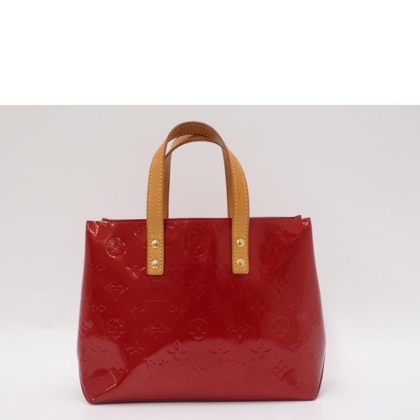 90155 2 Louis Vuitton Lead PM Vernis Handbag Pomme dAmour