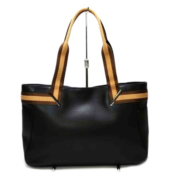 90166 1 Gucci Leather Tote Bag