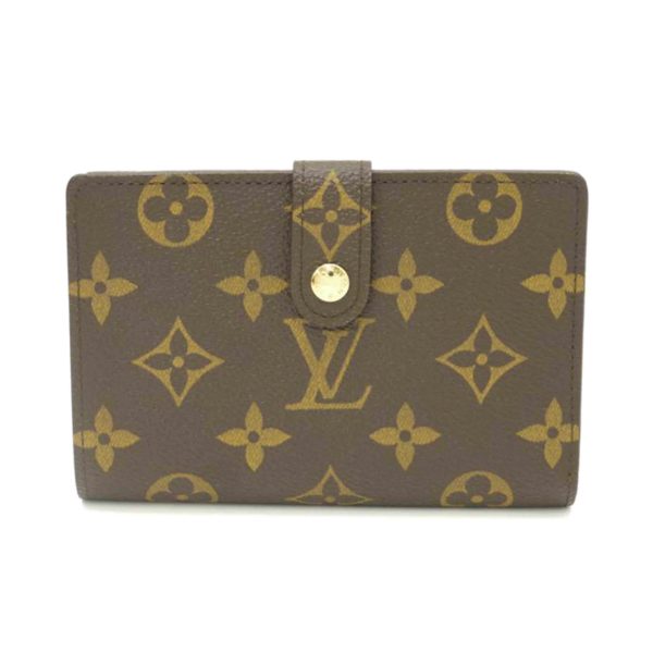 90179 1 Louis Vuitton Portefeuil Viennois Monogram Wallet Brown