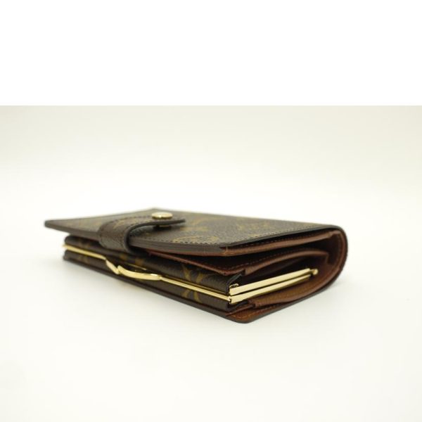 90179 4 Louis Vuitton Portefeuil Viennois Monogram Wallet Brown