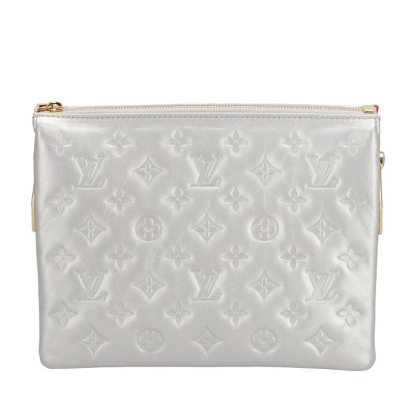 90274 1 Louis Vuitton Coussin PM Lamb Leather Bag Silver