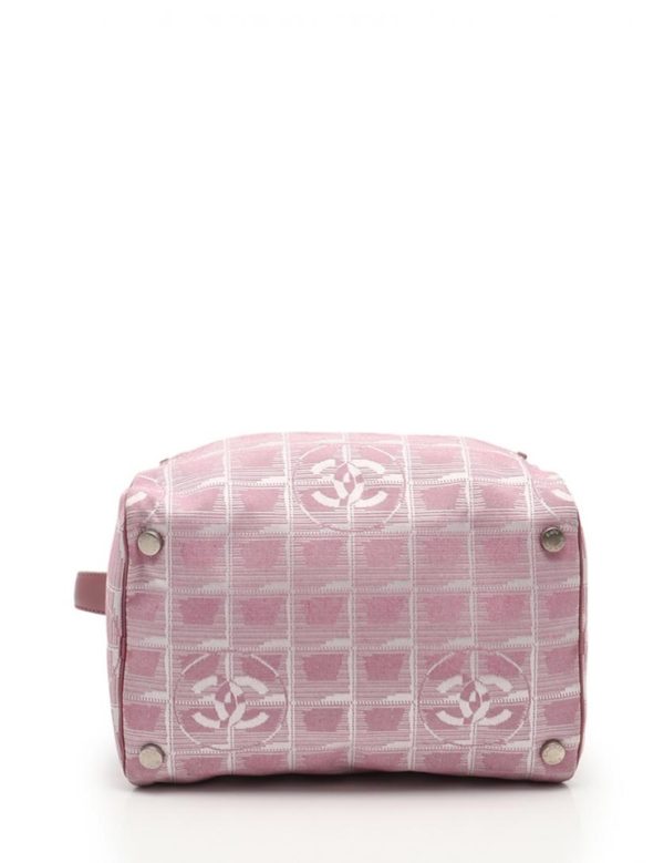 903073007050 4 Chanel Travel Vanity Bag Nylon Canvas Pink