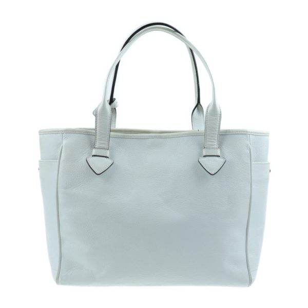 903123002008 3 Loewe Heritage Leather Tote Bag White