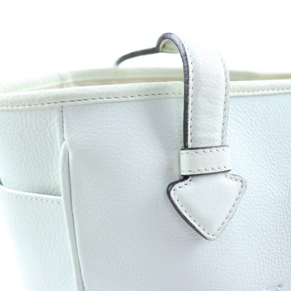 903123002008 8 Loewe Heritage Leather Tote Bag White