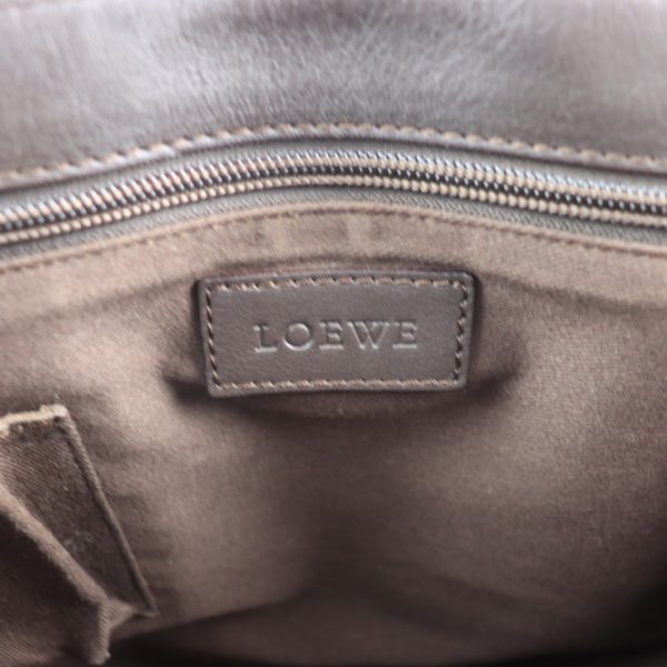 903123002039 8 Loewe Anagram PVC Leather Messenger Bag Brown