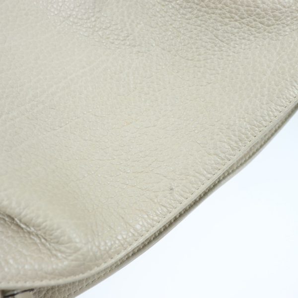 904123007060 9 Loewe Flamenco Leather Shoulder Bag Beige