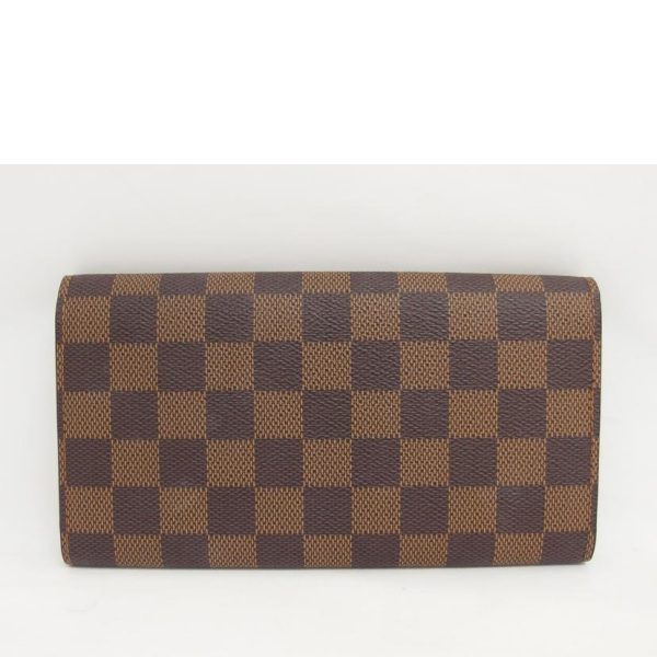 90414 2 Louis Vuitton Portefeuil Sala Damier Ebene Wallet Brown