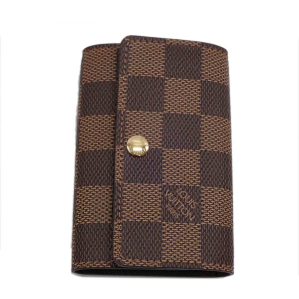 90421 1 Louis Vuitton Multicle 6 Damier Key Holder Brown