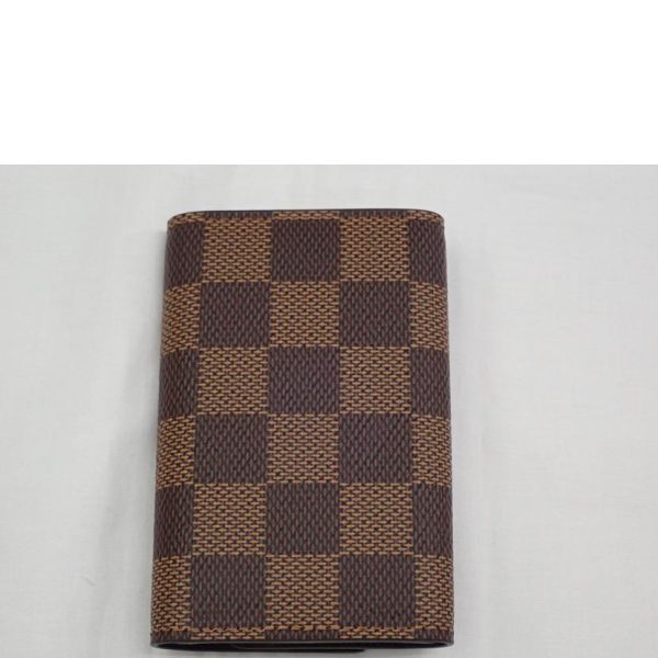 90421 2 Louis Vuitton Multicle 6 Damier Key Holder Brown