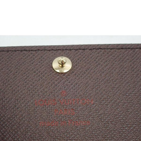 90421 6 Louis Vuitton Multicle 6 Damier Key Holder Brown