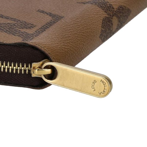 90442 6 Louis Vuitton Zippy Monogram Giant Wallet Brown