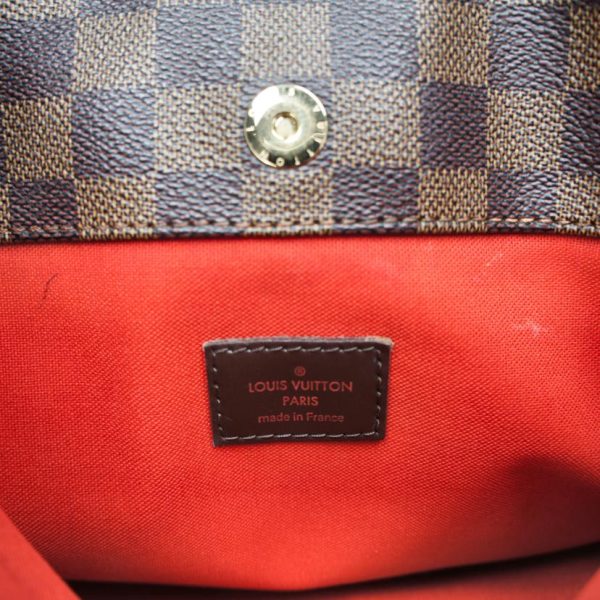 90448 9 Louis Vuitton Bloomsbury PM Damier Ebene Bag Brown