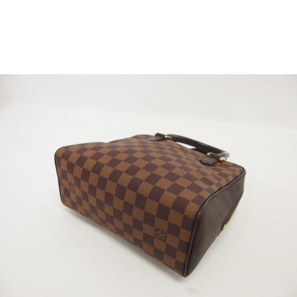 90469 3 Louis Vuitton Brella Damier Handbag Ebene Brown