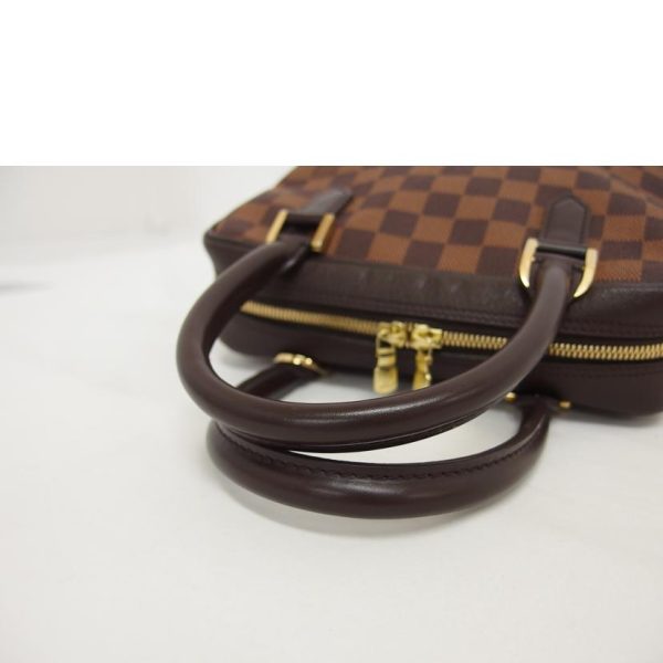 90469 4 Louis Vuitton Brella Damier Handbag Ebene Brown