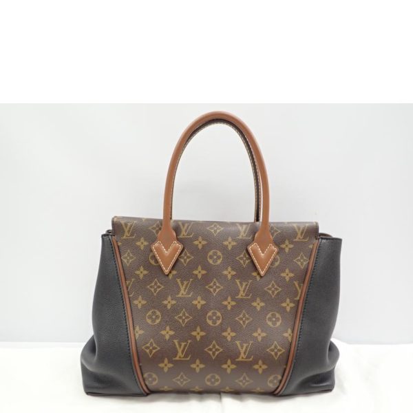 90476 2 Louis Vuitton Tote WPM Monogram Handbag Brown