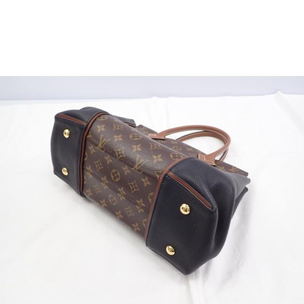 90476 3 Louis Vuitton Tote WPM Monogram Handbag Brown