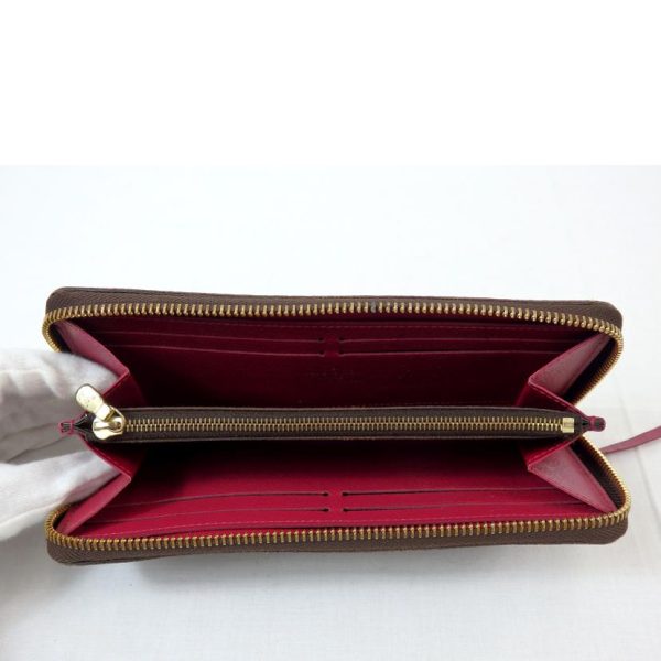 90496 4 Louis Vuitton Clemence Wallet Monogram Fuchsia