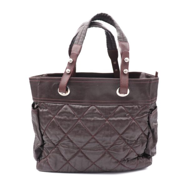 905023002020 3 Chanel Paris Biarritz Tote Bag Coated Canvas Brown