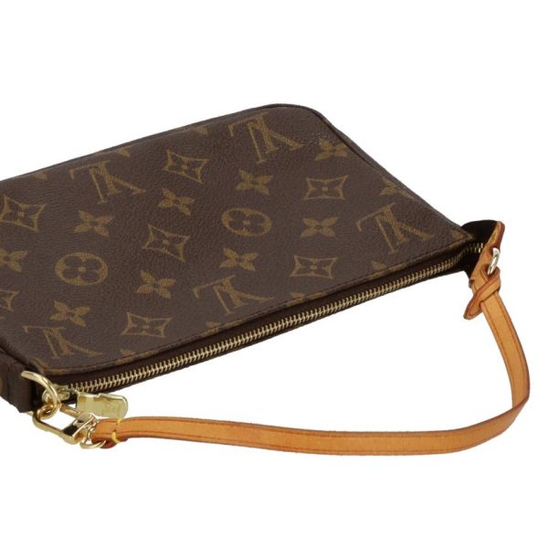 90519 3 Louis Vuitton Pochette Accessoire Bag Monogram Brown