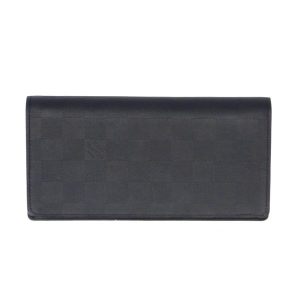 90520 1 Louis Vuitton Portefeuille Braza Damier Infini Wallet Onyx