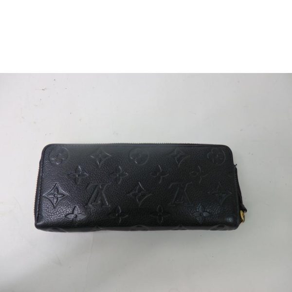 90525 2 Louis Vuitton Clemence Wallet Empreinte Noir