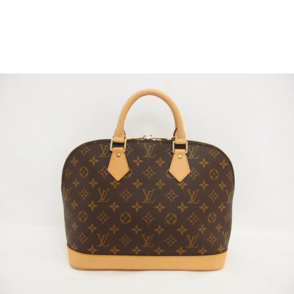 90544 2 Louis Vuitton Alma Monogram Handbag Brown