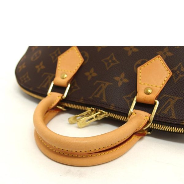 90544 4 Louis Vuitton Alma Monogram Handbag Brown