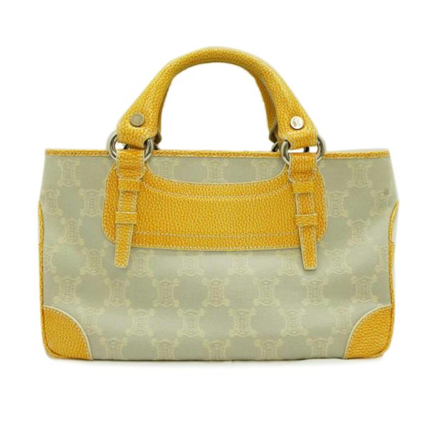 90577 1 Celine Boogie Bag Canvas Yellow