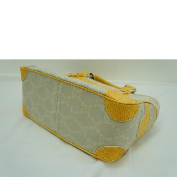 90577 3 Celine Boogie Bag Canvas Yellow