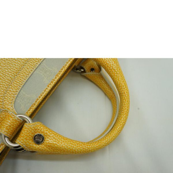 90577 4 Celine Boogie Bag Canvas Yellow