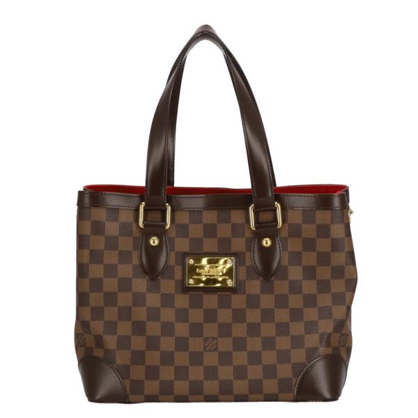 90595 1 Louis Vuitton Hampstead PM Tote Bag Damier Ebene Brown