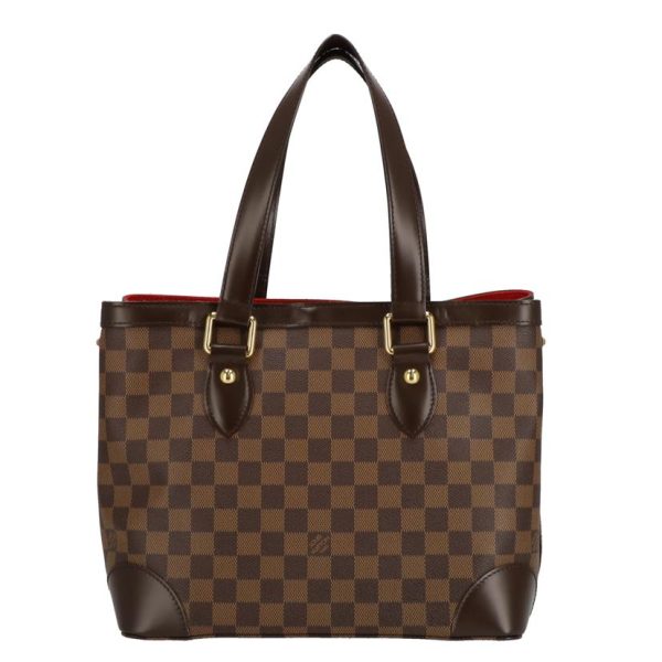 90595 2 Louis Vuitton Hampstead PM Tote Bag Damier Ebene Brown