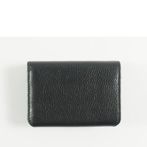 90601 2 Balenciaga Compact Wallet Black