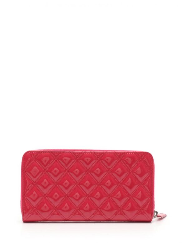 906083002052 3 Chanel Matelasse Double Stitch Long Wallet Pink