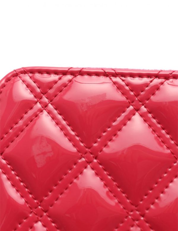 906083002052 6 Chanel Matelasse Double Stitch Long Wallet Pink