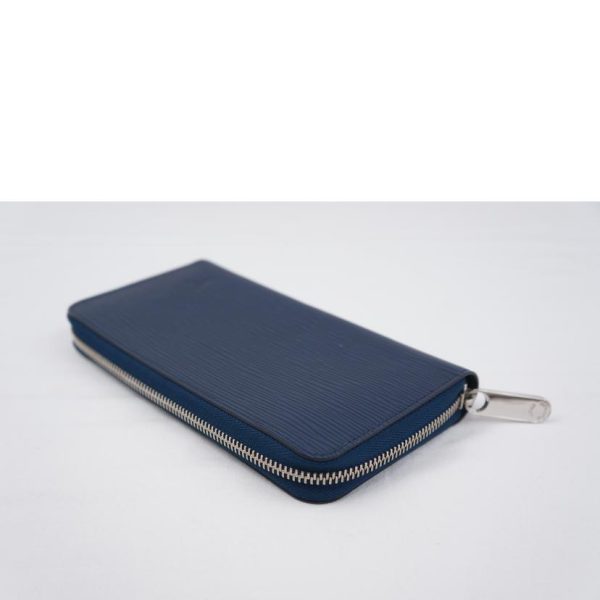 90684 3 Louis Vuitton Zippy Wallet Wallet Andigo Blue