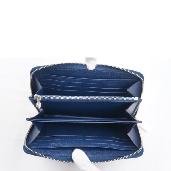 90684 4 Louis Vuitton Zippy Wallet Wallet Andigo Blue