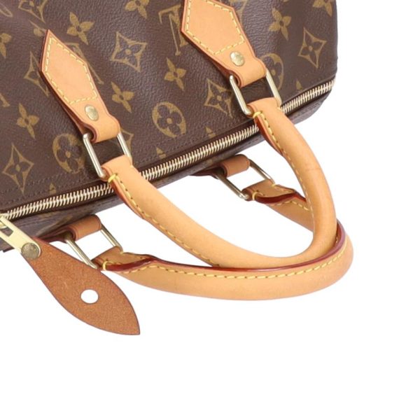 90735 4 Louis Vuitton Speedy 30 Bag Monogram Canvas Brown