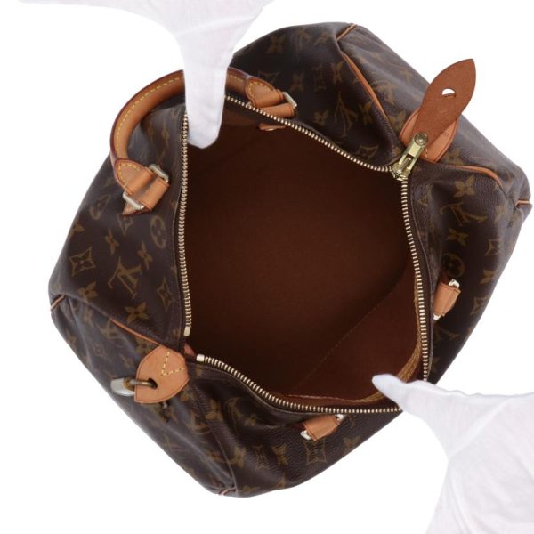 90735 5 Louis Vuitton Speedy 30 Bag Monogram Canvas Brown