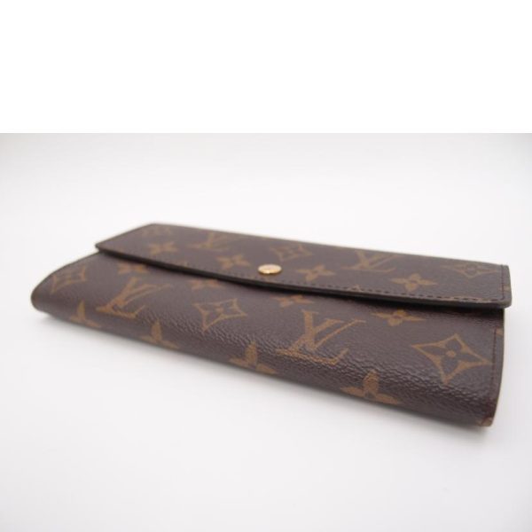 90742 3 Louis Vuitton Portefeuil Sala Monogram Wallet Brown