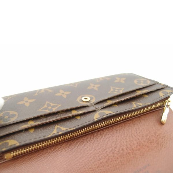 90742 6 Louis Vuitton Portefeuil Sala Monogram Wallet Brown