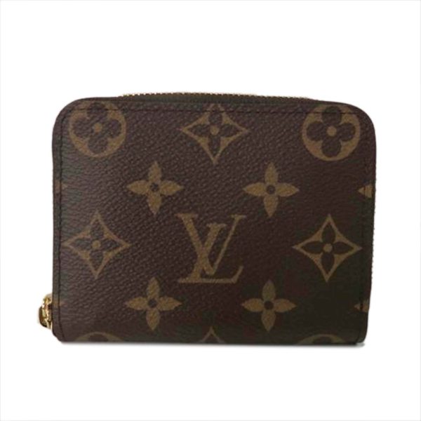 90744 1 Louis Vuitton Zippy Coin Purse Monogram Brown