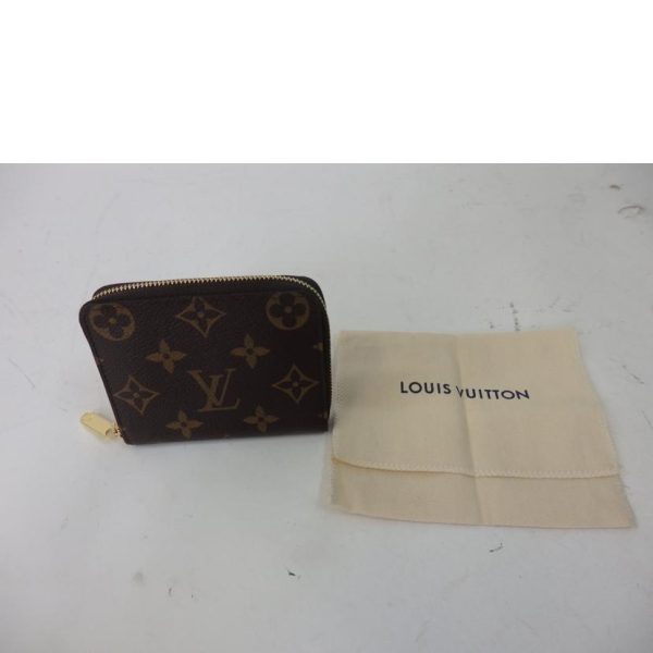 90744 7 Louis Vuitton Zippy Coin Purse Monogram Brown