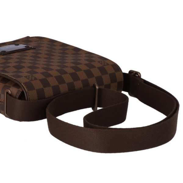 90759 4 Louis Vuitton Brooklyn PM Damier Body Bag Brown