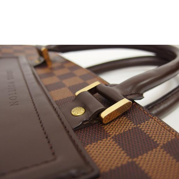 90780 9 Louis Vuitton Venice GM Damier Ebene Shoulder Bag Brown