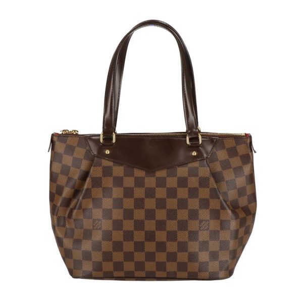 90797 2 Louis Vuitton Westminster PM Damier Ebene Tote Bag Brown