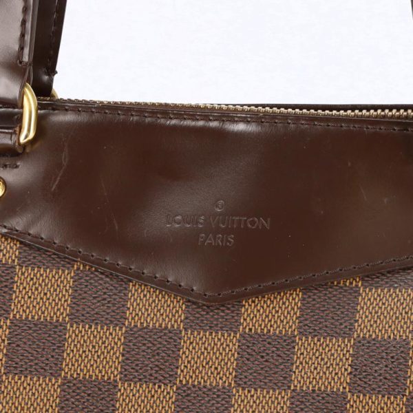 90797 6 Louis Vuitton Westminster PM Damier Ebene Tote Bag Brown