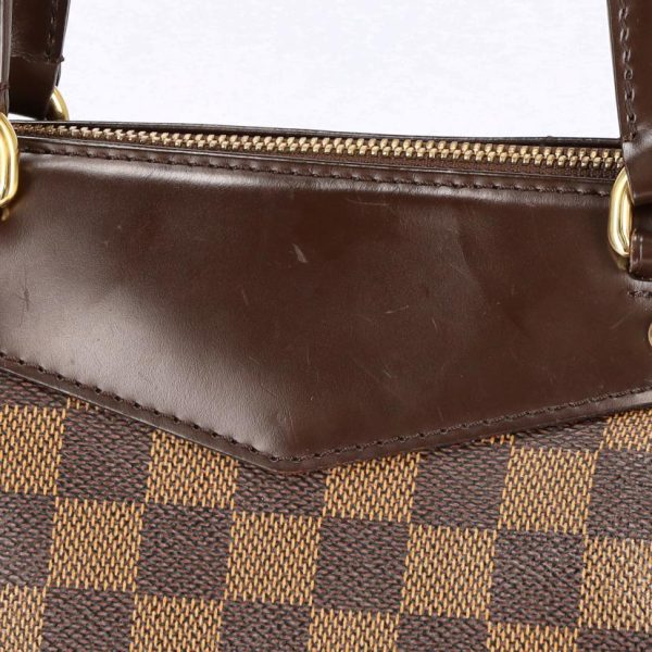 90797 7 Louis Vuitton Westminster PM Damier Ebene Tote Bag Brown