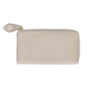 90841 1 Gucci GG Supreme Round Zipper Long Wallet